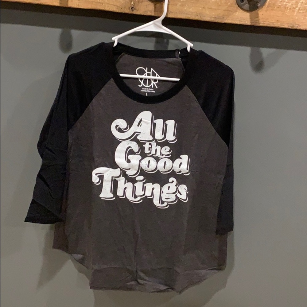 ALL THE GOOD THINGS 3/4 length sleeve
